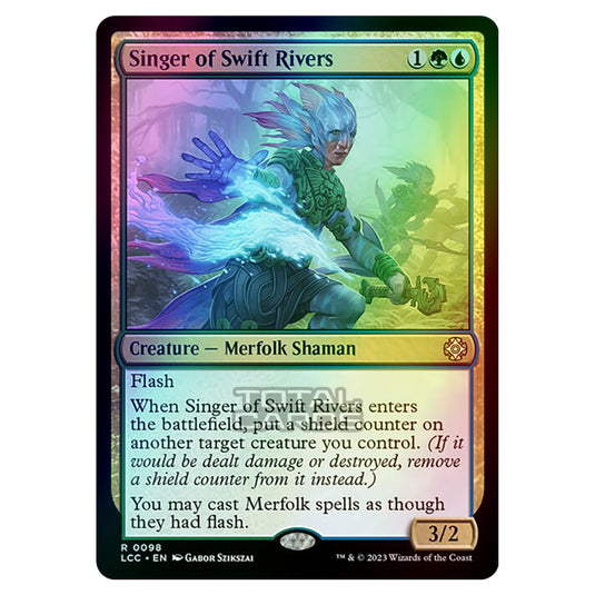 Magic The Gathering - The Lost Caverns of Ixalan - Commander - Singer of Swift Rivers - 0098 (Foil)
