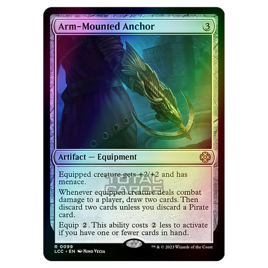 Magic The Gathering - The Lost Caverns of Ixalan - Commander - Arm-Mounted Anchor - 0099 (Foil)