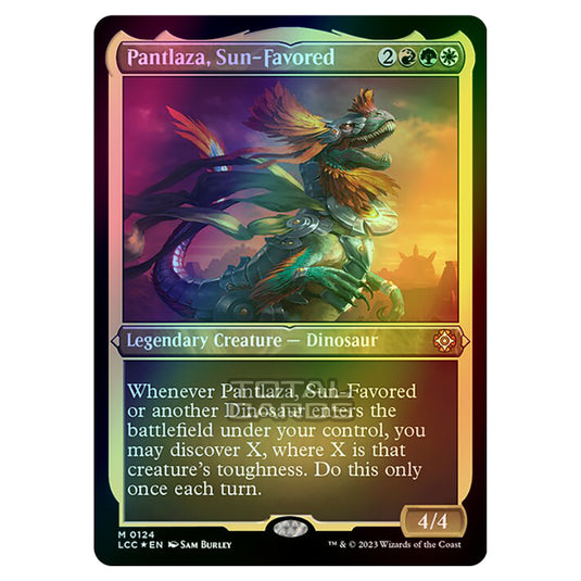 Magic The Gathering - The Lost Caverns of Ixalan - Commander - Pantlaza, Sun-Favored - 0124 (Foil)