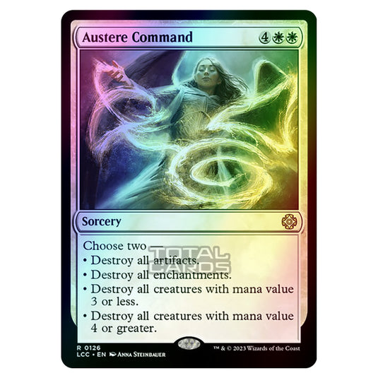 Magic The Gathering - The Lost Caverns of Ixalan - Commander - Austere Command - 0126 (Foil)