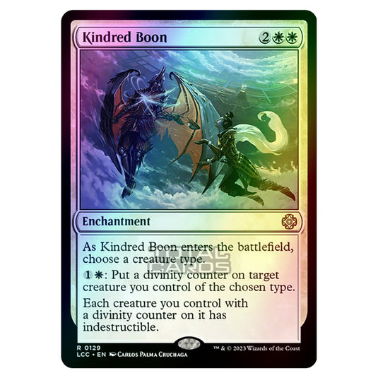 Magic The Gathering - The Lost Caverns of Ixalan - Commander - Kindred Boon - 0129 (Foil)