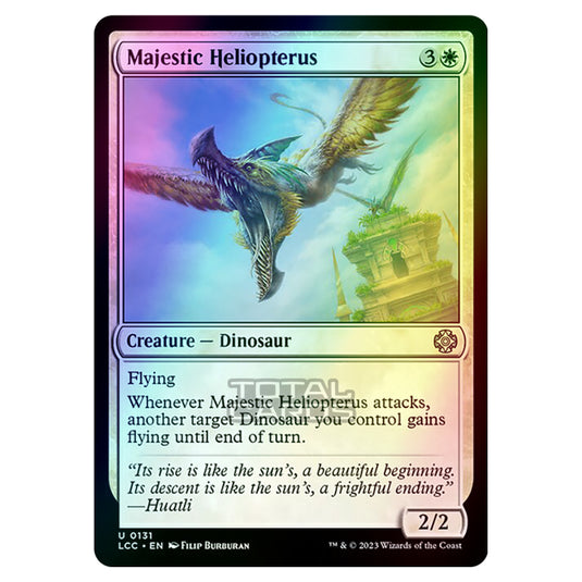 Magic The Gathering - The Lost Caverns of Ixalan - Commander - Majestic Heliopterus - 0131 (Foil)