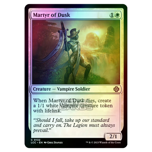 Magic The Gathering - The Lost Caverns of Ixalan - Commander - Martyr of Dusk - 0132 (Foil)