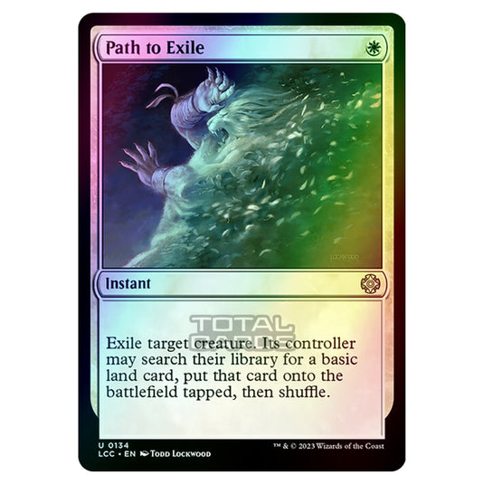 Magic The Gathering - The Lost Caverns of Ixalan - Commander - Path to Exile - 0134 (Foil)
