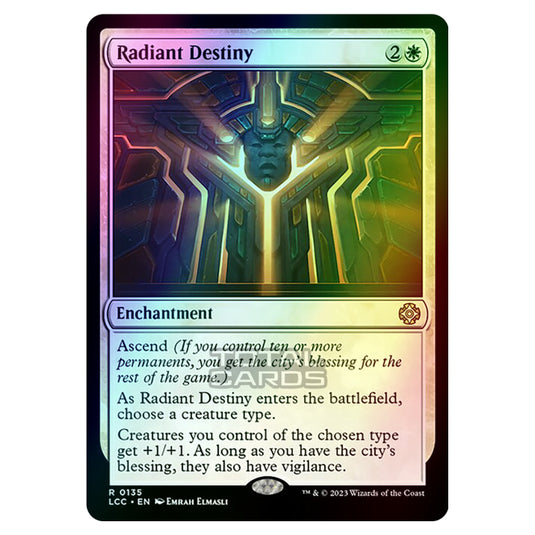 Magic The Gathering - The Lost Caverns of Ixalan - Commander - Radiant Destiny - 0135 (Foil)