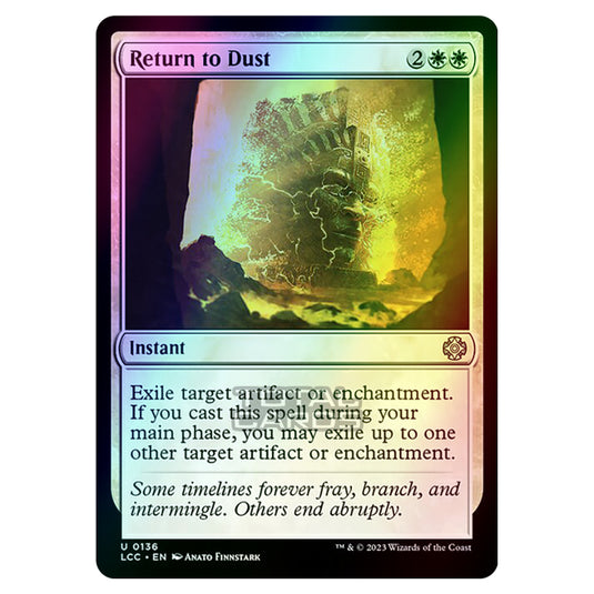 Magic The Gathering - The Lost Caverns of Ixalan - Commander - Return to Dust - 0136 (Foil)