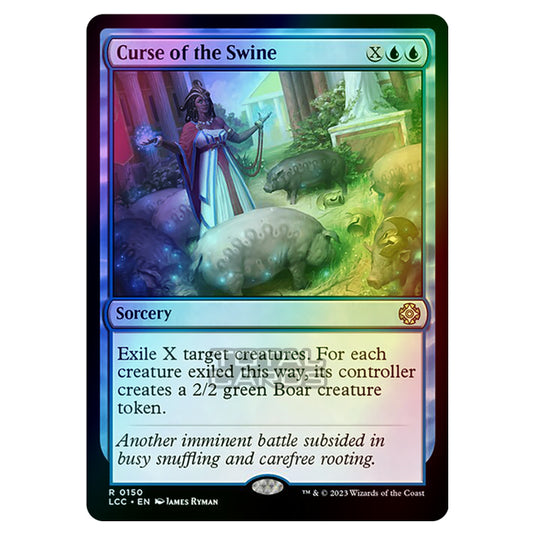 Magic The Gathering - The Lost Caverns of Ixalan - Commander - Curse of the Swine - 0150 (Foil)