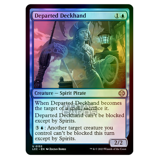 Magic The Gathering - The Lost Caverns of Ixalan - Commander - Departed Deckhand - 0153 (Foil)