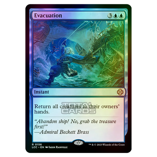 Magic The Gathering - The Lost Caverns of Ixalan - Commander - Evacuation - 0156 (Foil)