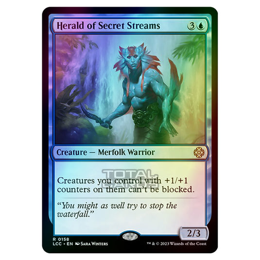 Magic The Gathering - The Lost Caverns of Ixalan - Commander - Herald of Secret Streams - 0158 (Foil)