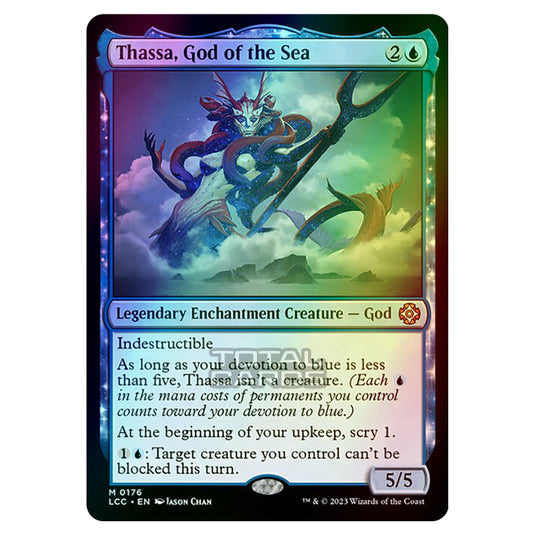 Magic The Gathering - The Lost Caverns of Ixalan - Commander - Thassa, God of the Sea - 0176 (Foil)