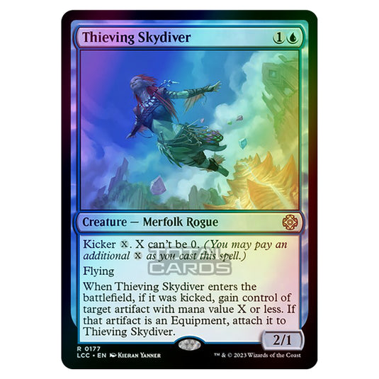 Magic The Gathering - The Lost Caverns of Ixalan - Commander - Thieving Skydiver - 0177 (Foil)