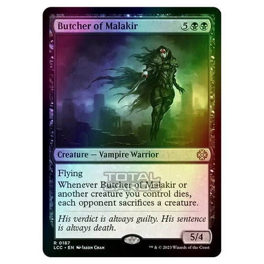 Magic The Gathering - The Lost Caverns of Ixalan - Commander - Butcher of Malakir - 0187 (Foil)