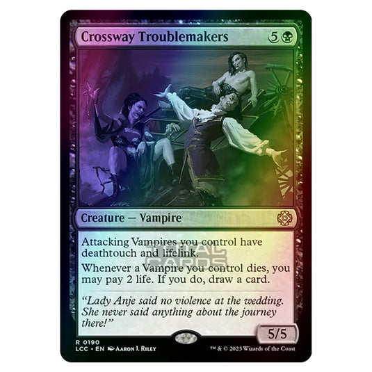 Magic The Gathering - The Lost Caverns of Ixalan - Commander - Crossway Troublemakers - 0190 (Foil)