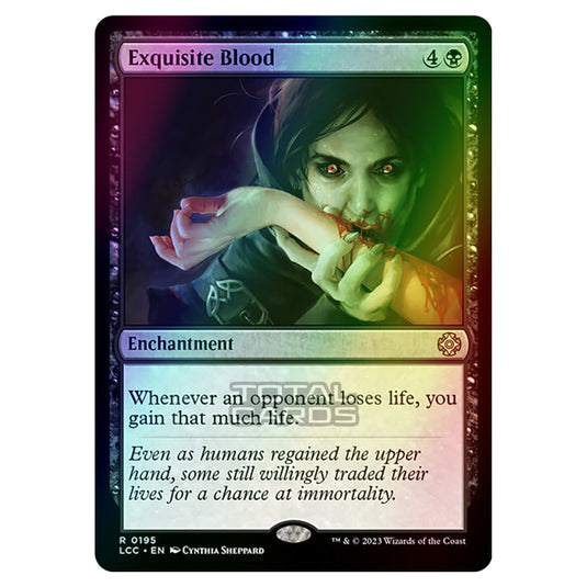 Magic The Gathering - The Lost Caverns of Ixalan - Commander - Exquisite Blood - 0195 (Foil)