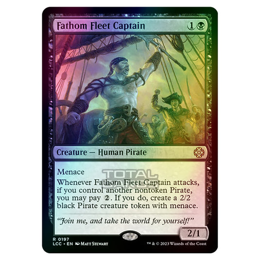 Magic The Gathering - The Lost Caverns of Ixalan - Commander - Fathom Fleet Captain - 0197 (Foil)