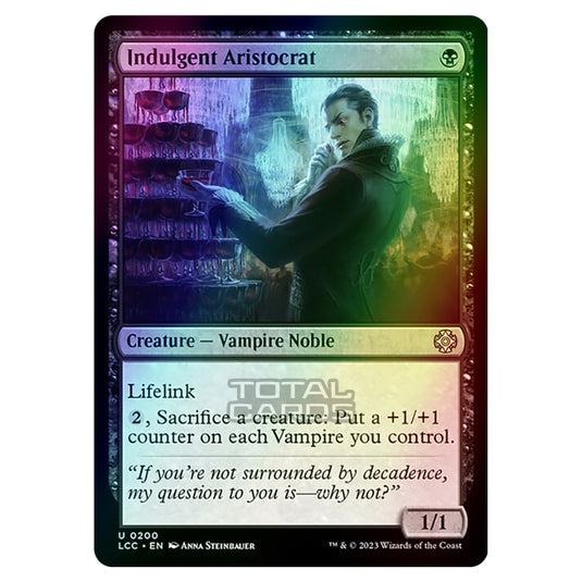 Magic The Gathering - The Lost Caverns of Ixalan - Commander - Indulgent Aristocrat - 0200 (Foil)