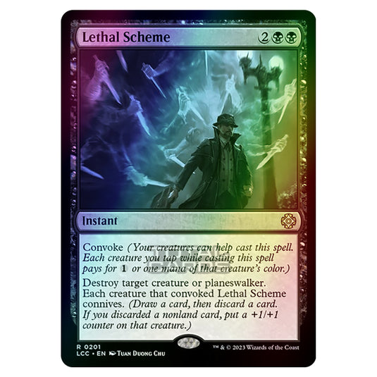 Magic The Gathering - The Lost Caverns of Ixalan - Commander - Lethal Scheme - 0201 (Foil)