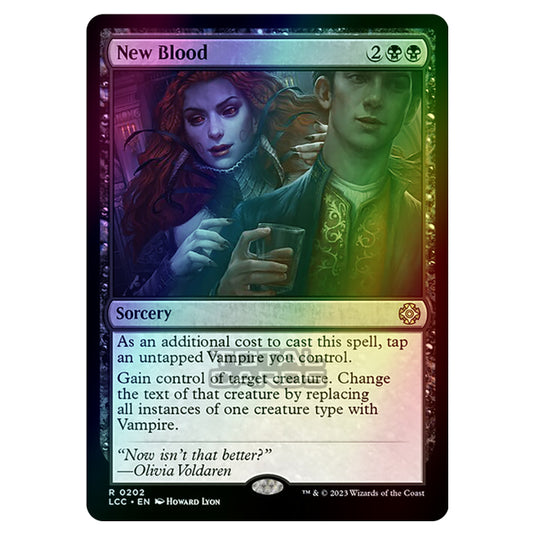 Magic The Gathering - The Lost Caverns of Ixalan - Commander - New Blood - 0202 (Foil)