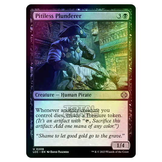 Magic The Gathering - The Lost Caverns of Ixalan - Commander - Pitiless Plunderer - 0208 (Foil)