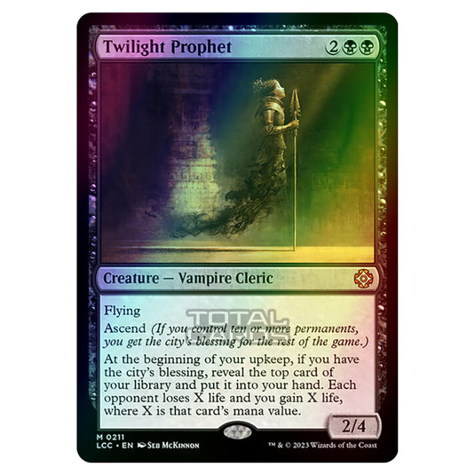 Magic The Gathering - The Lost Caverns of Ixalan - Commander - Twilight Prophet - 0211 (Foil)