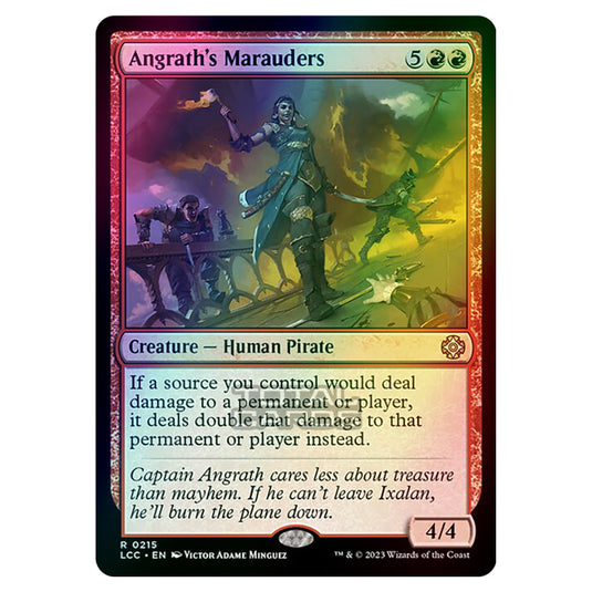 Magic The Gathering - The Lost Caverns of Ixalan - Commander - Angrath's Marauders - 0215 (Foil)