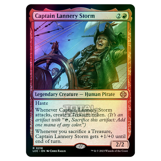 Magic The Gathering - The Lost Caverns of Ixalan - Commander - Captain Lannery Storm - 0218 (Foil)