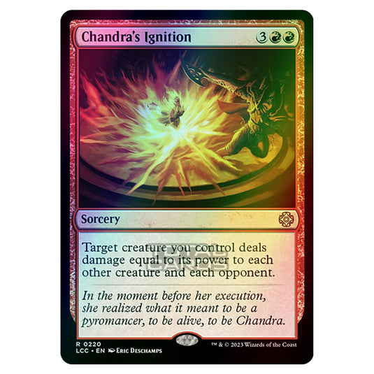 Magic The Gathering - The Lost Caverns of Ixalan - Commander - Chandra's Ignition - 0220 (Foil)