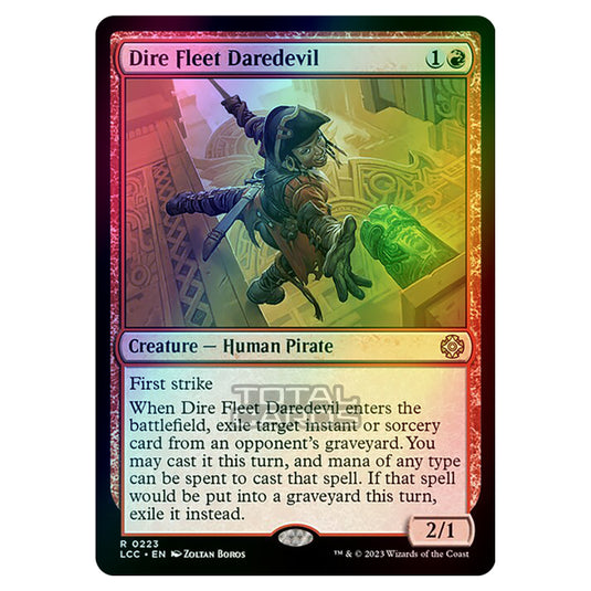 Magic The Gathering - The Lost Caverns of Ixalan - Commander - Dire Fleet Daredevil - 0223 (Foil)