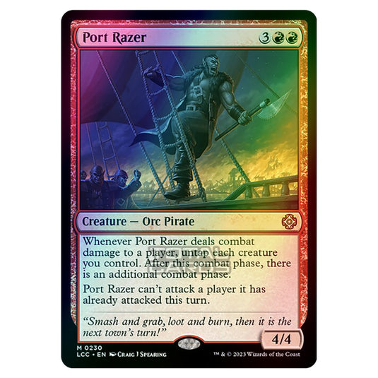 Magic The Gathering - The Lost Caverns of Ixalan - Commander - Port Razer - 0230 (Foil)