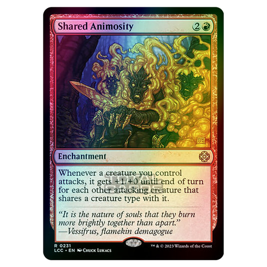 Magic The Gathering - The Lost Caverns of Ixalan - Commander - Shared Animosity - 0231 (Foil)