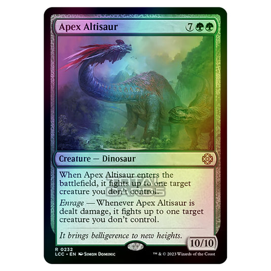 Magic The Gathering - The Lost Caverns of Ixalan - Commander - Apex Altisaur - 0232 (Foil)