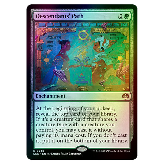 Magic The Gathering - The Lost Caverns of Ixalan - Commander - Descendants' Path - 0238 (Foil)