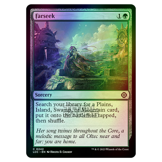 Magic The Gathering - The Lost Caverns of Ixalan - Commander - Farseek - 0242 (Foil)