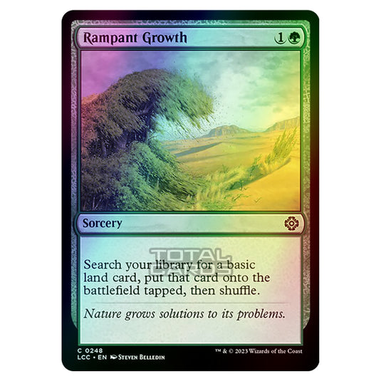 Magic The Gathering - The Lost Caverns of Ixalan - Commander - Rampant Growth - 0248 (Foil)