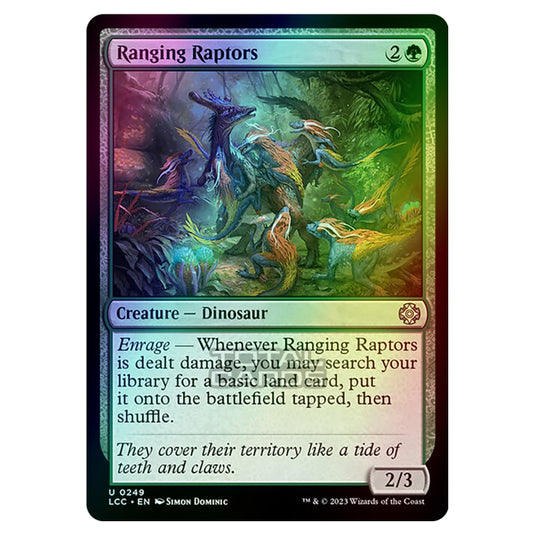 Magic The Gathering - The Lost Caverns of Ixalan - Commander - Ranging Raptors - 0249 (Foil)