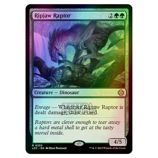 Magic The Gathering - The Lost Caverns of Ixalan - Commander - Ripjaw Raptor - 0253 (Foil)