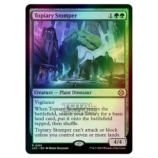 Magic The Gathering - The Lost Caverns of Ixalan - Commander - Topiary Stomper - 0261 (Foil)