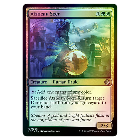 Magic The Gathering - The Lost Caverns of Ixalan - Commander - Atzocan Seer - 0265 (Foil)