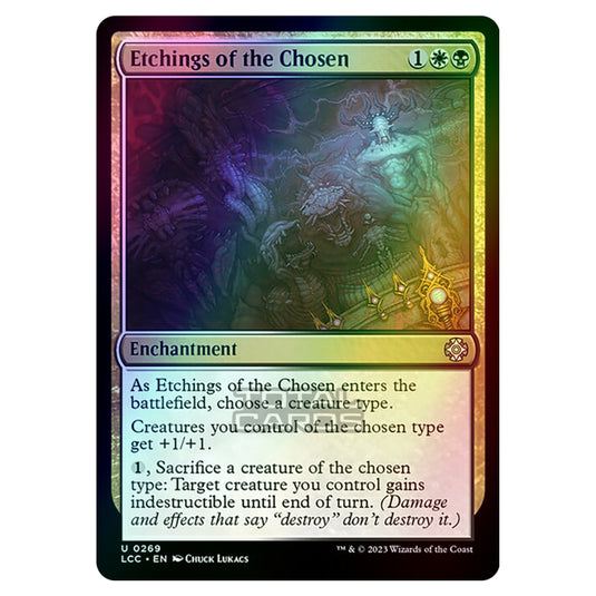 Magic The Gathering - The Lost Caverns of Ixalan - Commander - Etchings of the Chosen - 0269 (Foil)