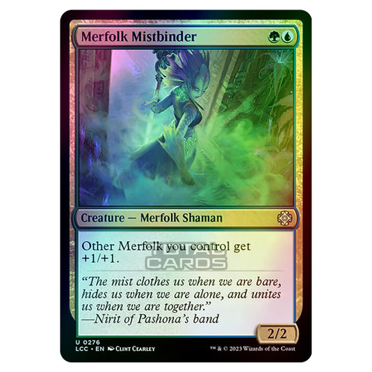 Magic The Gathering - The Lost Caverns of Ixalan - Commander - Merfolk Mistbinder - 0276 (Foil)