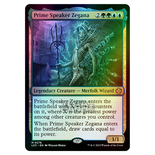 Magic The Gathering - The Lost Caverns of Ixalan - Commander - Prime Speaker Zegana - 0278 (Foil)