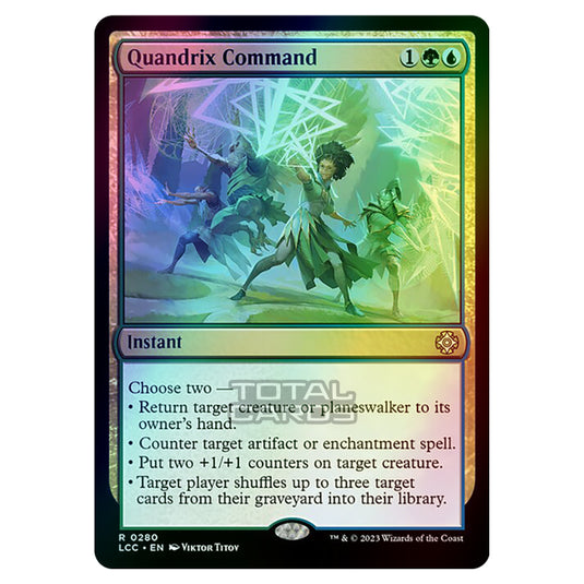 Magic The Gathering - The Lost Caverns of Ixalan - Commander - Quandrix Command - 0280 (Foil)