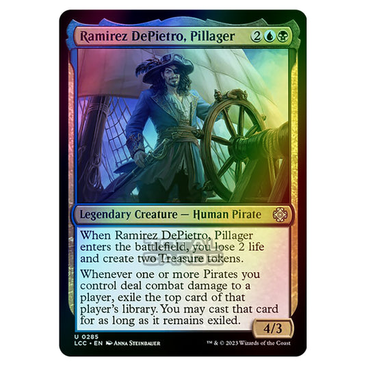 Magic The Gathering - The Lost Caverns of Ixalan - Commander - Ramirez DePietro, Pillager - 0285 (Foil)