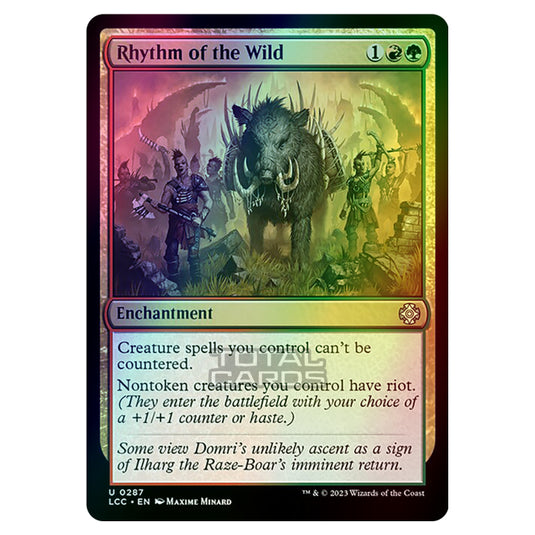 Magic The Gathering - The Lost Caverns of Ixalan - Commander - Rhythm of the Wild - 0287 (Foil)