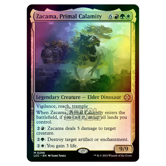 Magic The Gathering - The Lost Caverns of Ixalan - Commander - Zacama, Primal Calamity - 0296 (Foil)