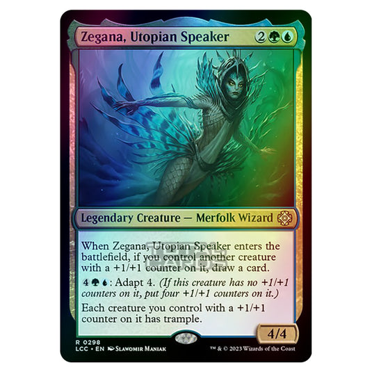 Magic The Gathering - The Lost Caverns of Ixalan - Commander - Zegana, Utopian Speaker - 0298 (Foil)