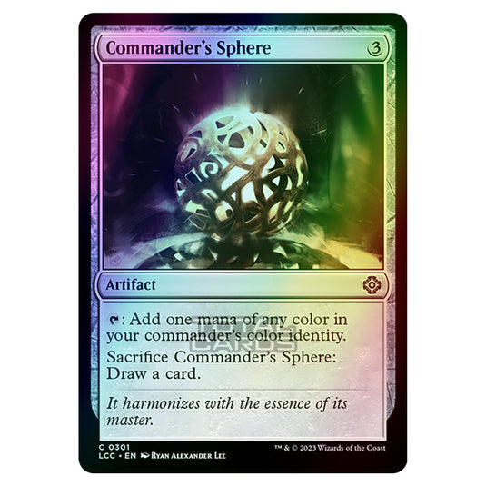 Magic The Gathering - The Lost Caverns of Ixalan - Commander - Commander's Sphere - 0301 (Foil)