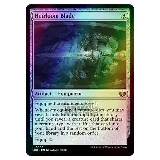 Magic The Gathering - The Lost Caverns of Ixalan - Commander - Heirloom Blade - 0303 (Foil)