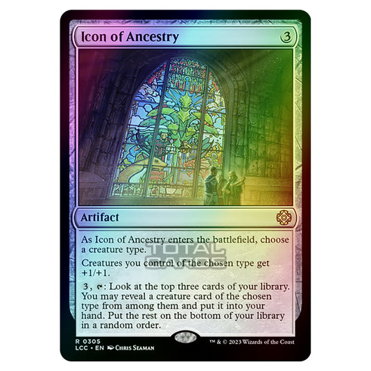 Magic The Gathering - The Lost Caverns of Ixalan - Commander - Icon of Ancestry - 0305 (Foil)